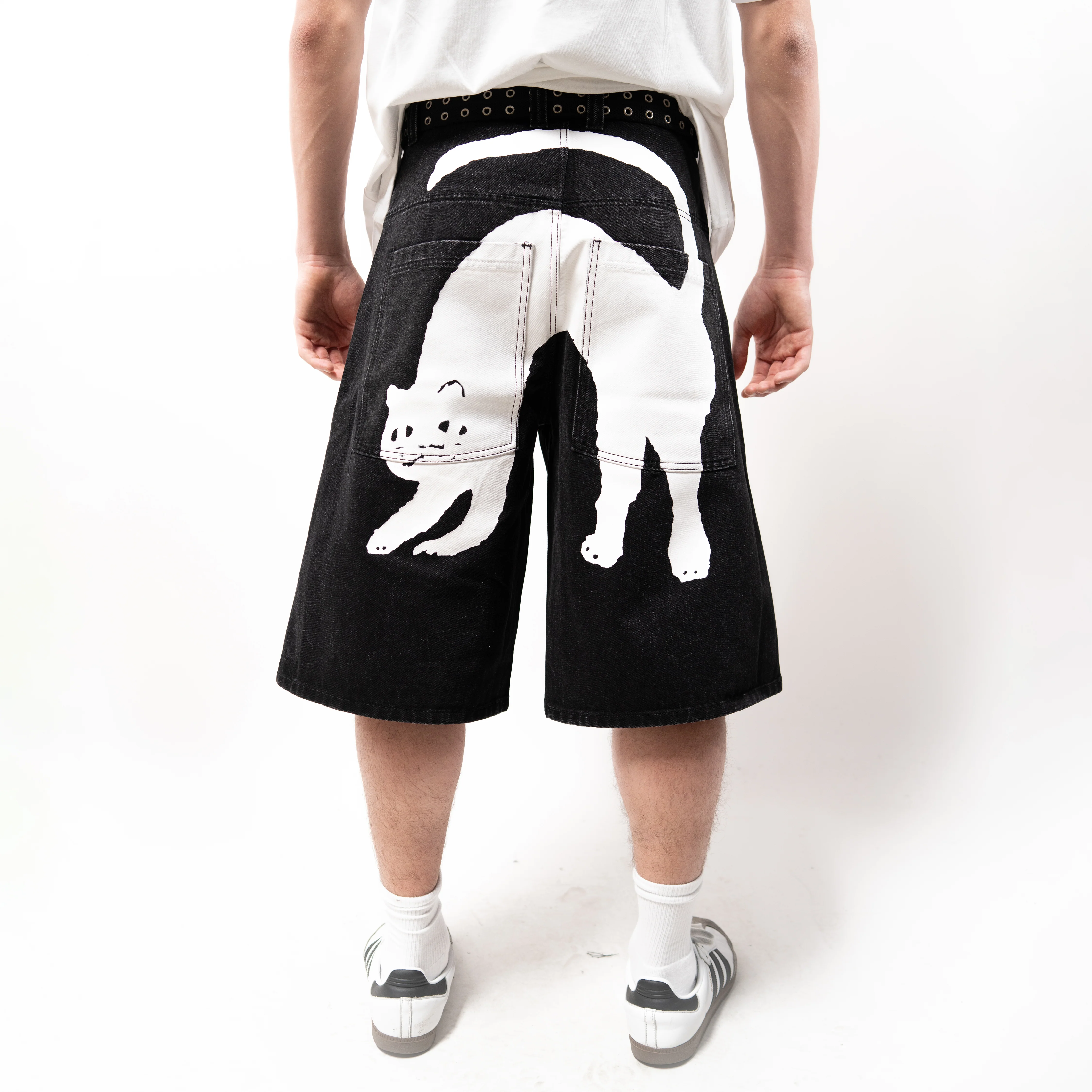 CATVISU JEAN SHORTS - Image 3