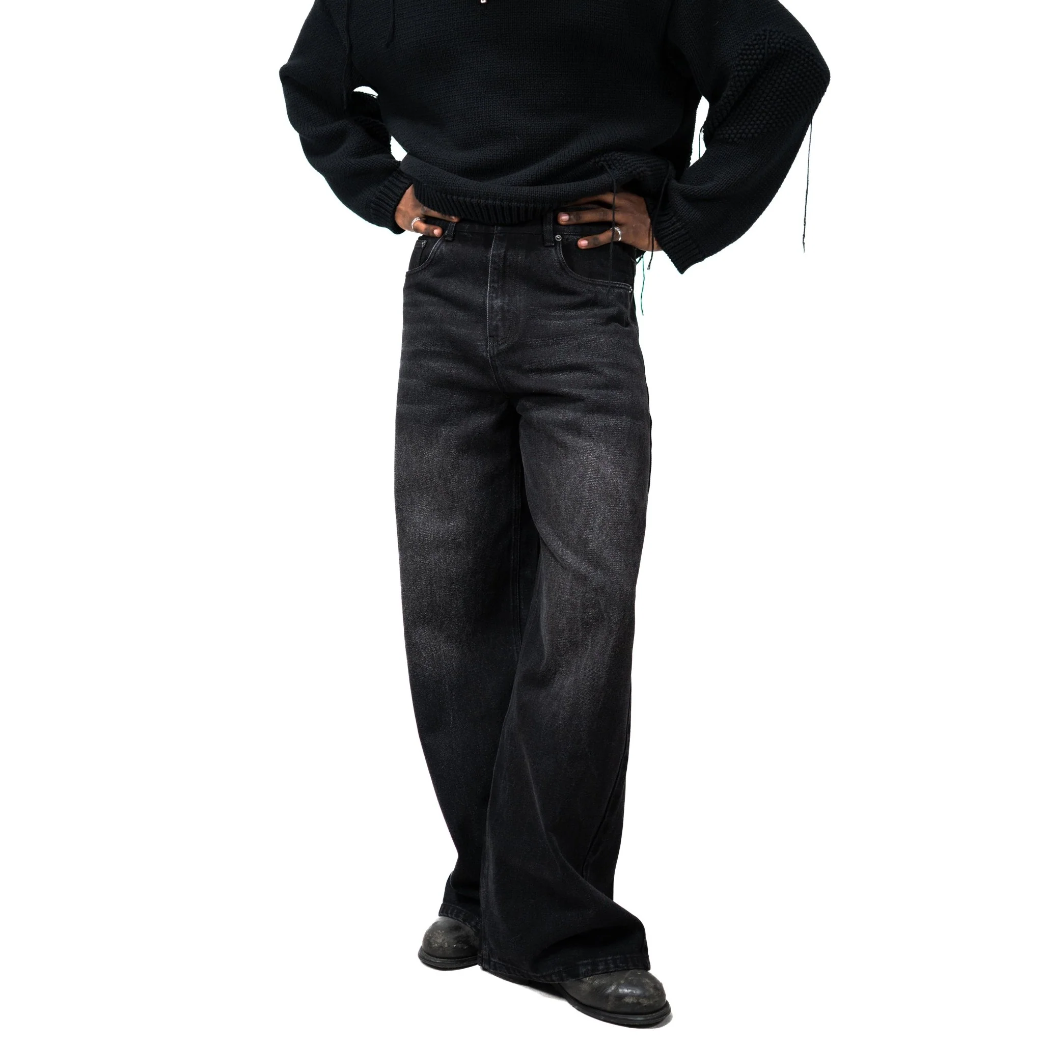 WIDE LEG JEANS - Image 4